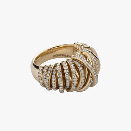 Cuba Fractal Diamond Ring